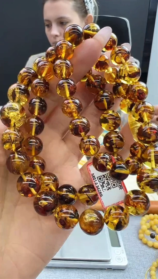 【闪购商品】琥珀颈饰未镶嵌21秒拍号