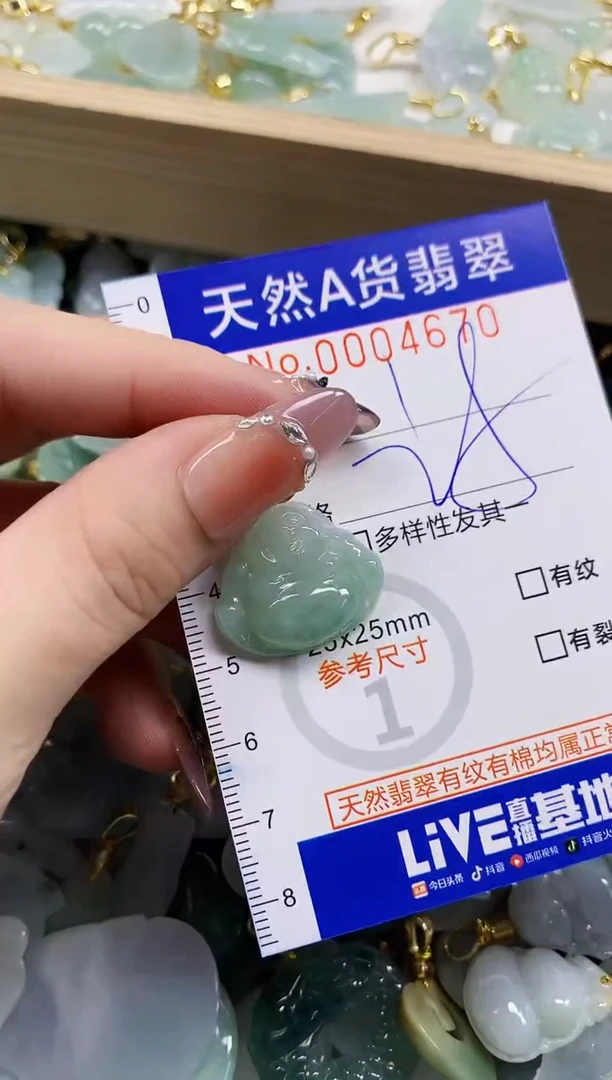 颈饰未镶嵌翡翠天然A货翡翠