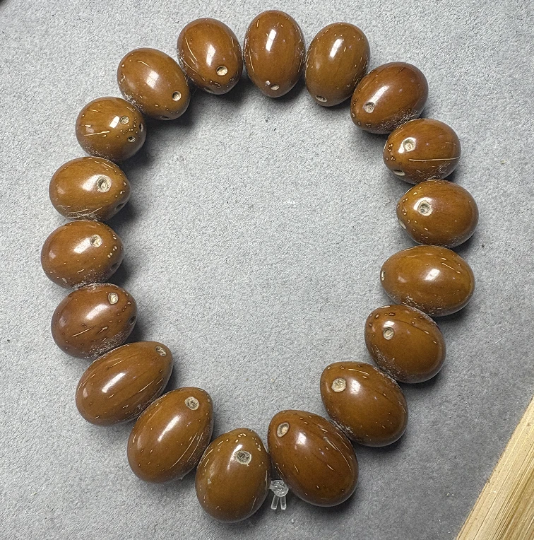 原皮原色紫金鼠手串