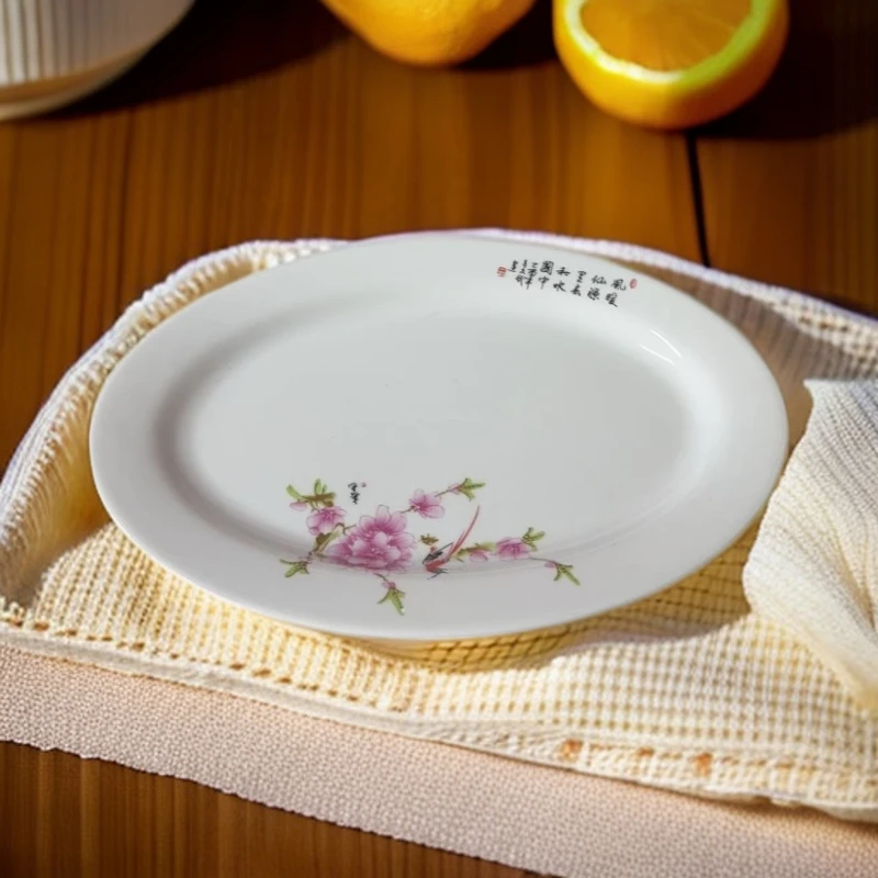 【周周严选】水点桃花鱼盘