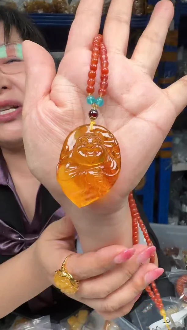 琥珀颈饰未镶嵌102