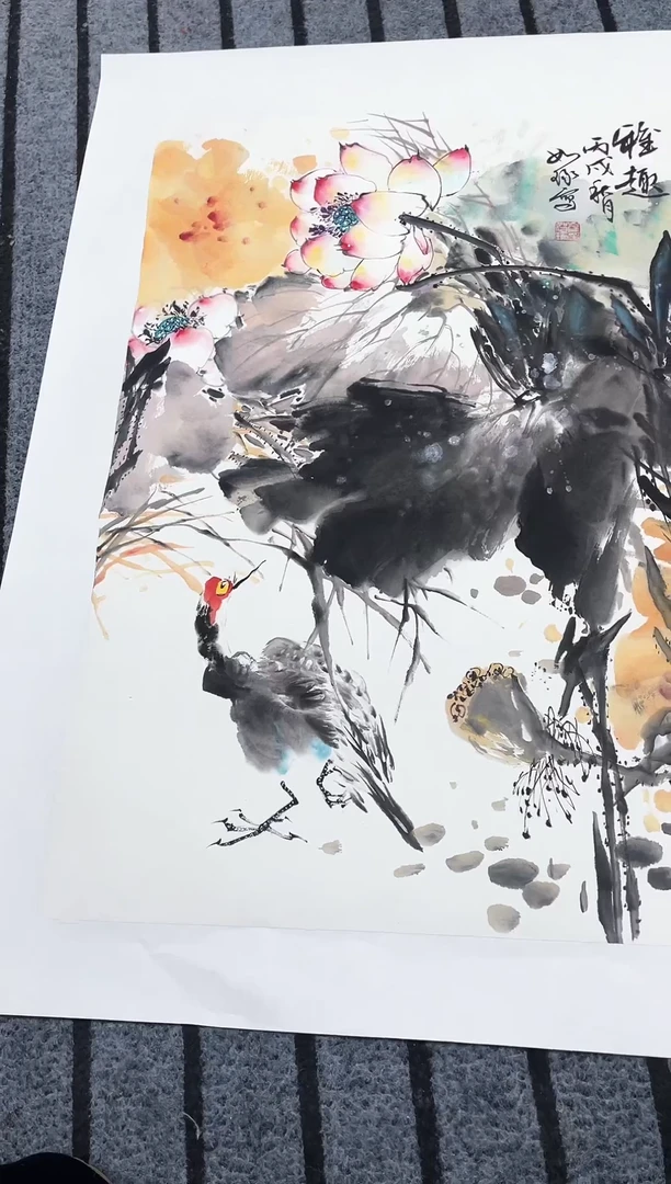 精品国画花鸟作品