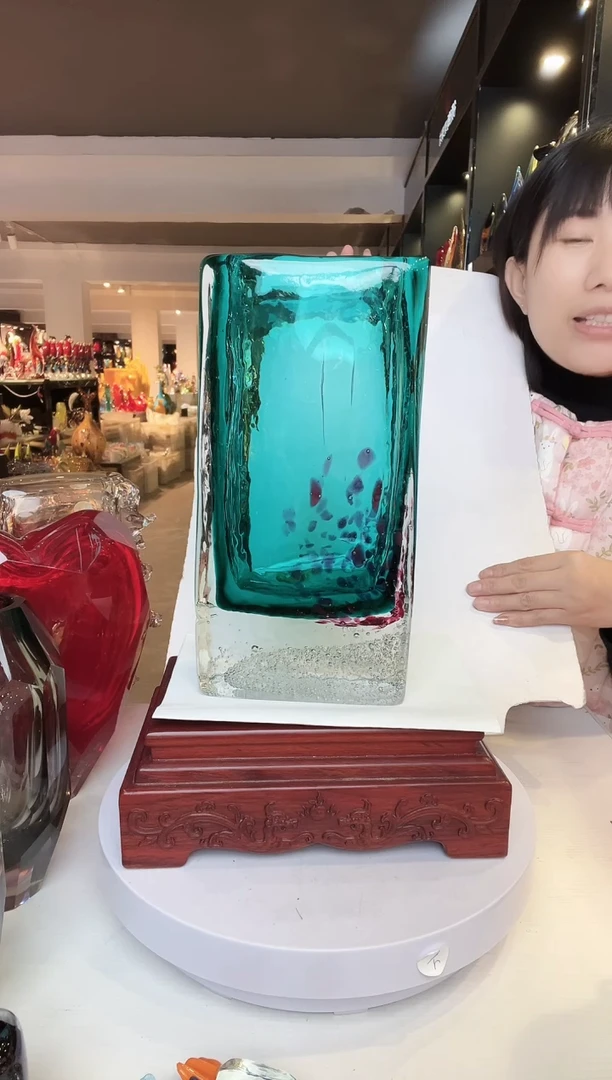 【闪购商品】茶盏手工琉璃的花器