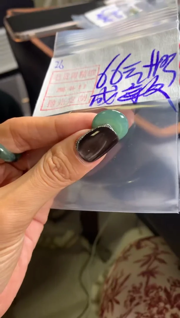 未镶嵌定制翡翠成*亦26平安扣66元毛货需精抛光发