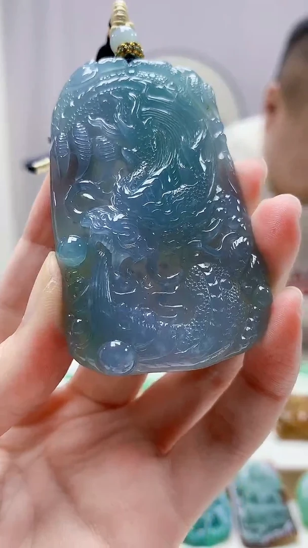 未镶嵌定制翡翠4898zm-毛货挂件99