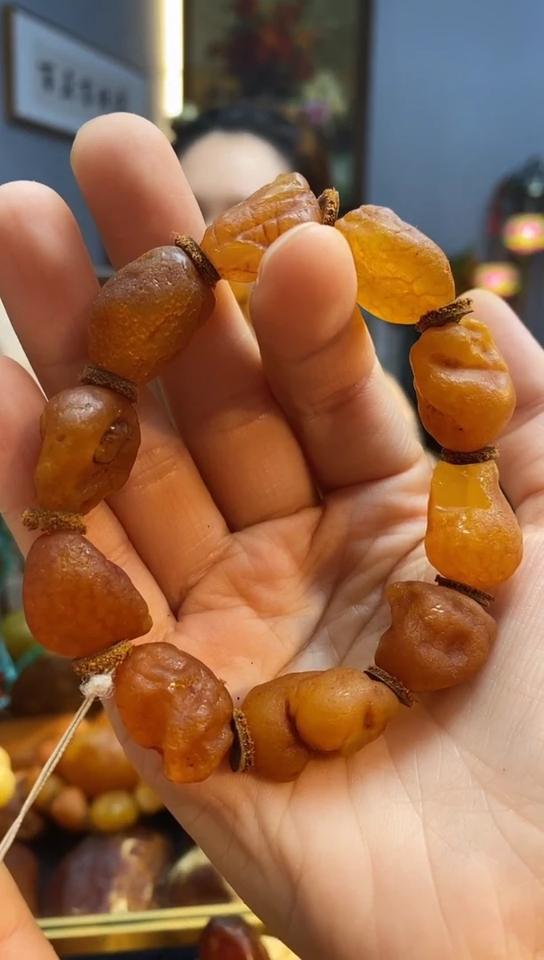 未镶嵌琥珀手串手串