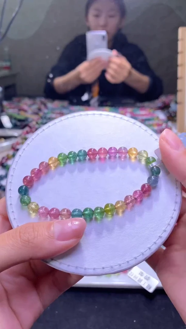 未镶嵌手串碧玺A58【天然碧玺】