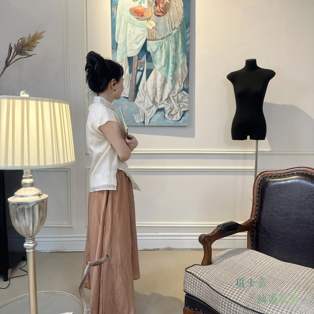 《邀月光》意象手绘油画