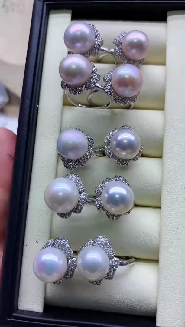 【闪购商品】淡水珍珠戒指合金多发其一