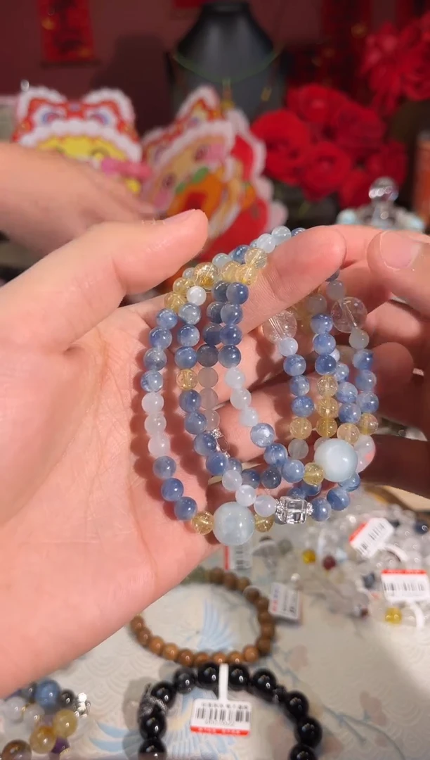 【闪购商品】海蓝宝石手链未镶嵌Q765多样性发货一件