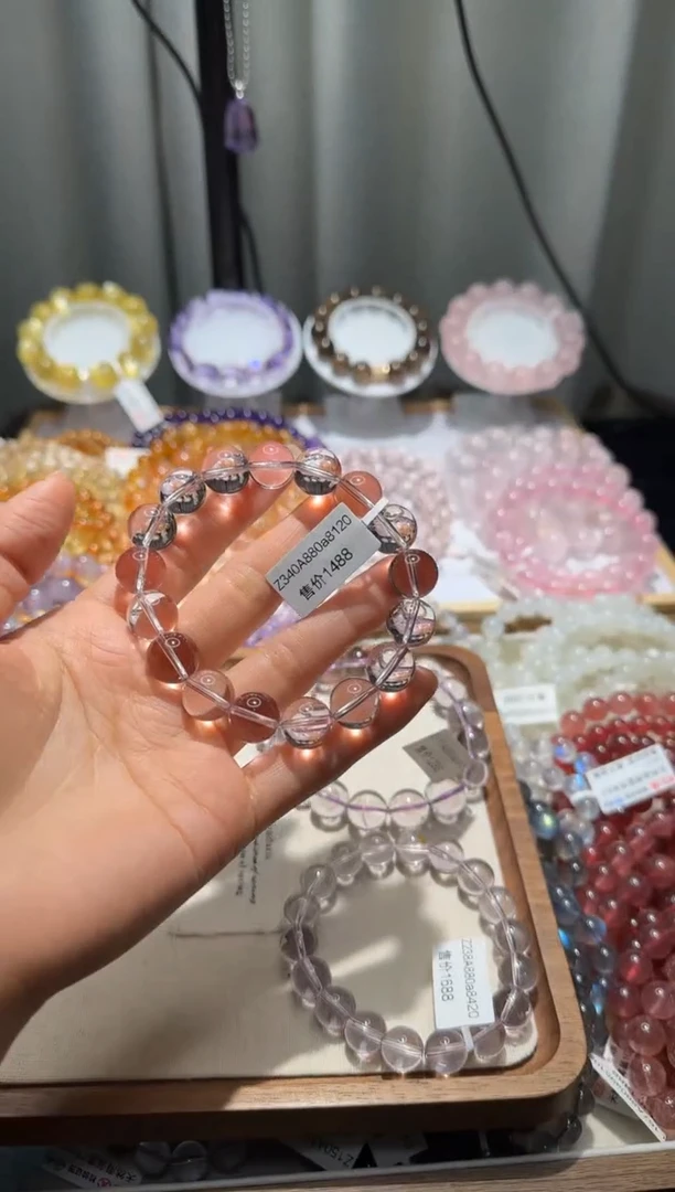 【闪购商品】紫晶手串未镶嵌紫水晶12mm+