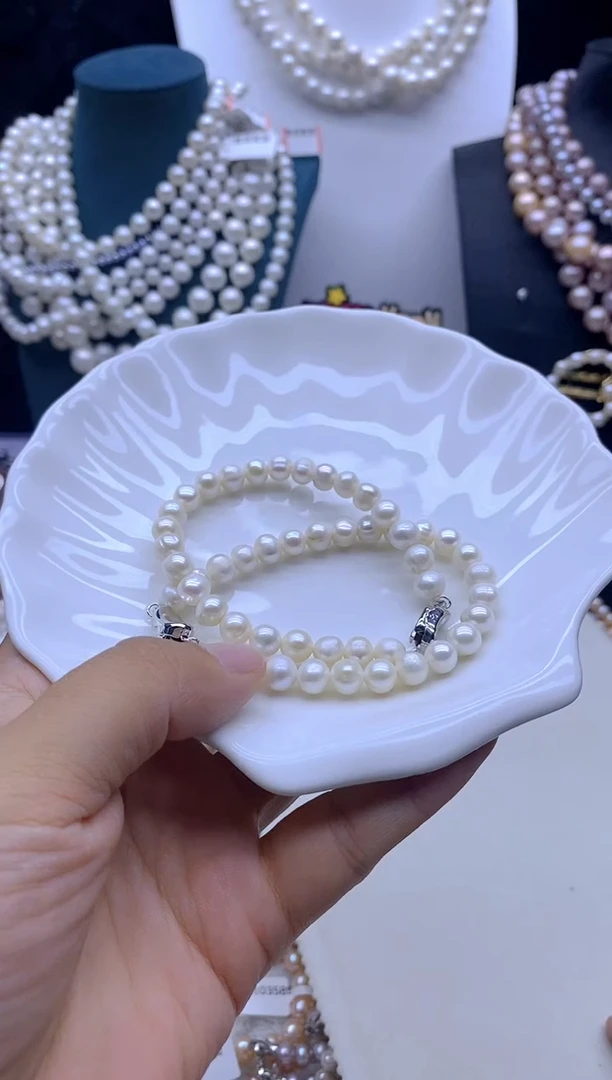 淡水珍珠手绳未镶嵌珍珠手链