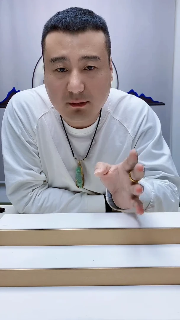 未镶嵌定制翡翠海****ʸ4898MM-毛货挂件