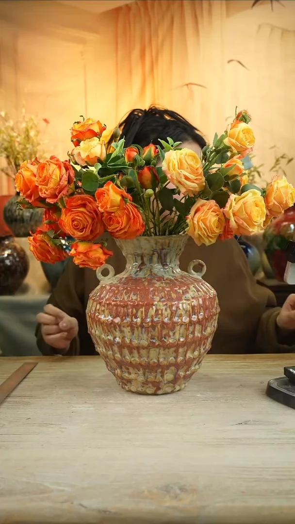 高26口12陶瓷花瓶花器