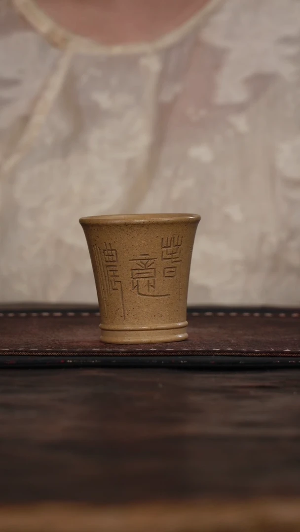 茶杯紫砂非遗茶器-春意浓