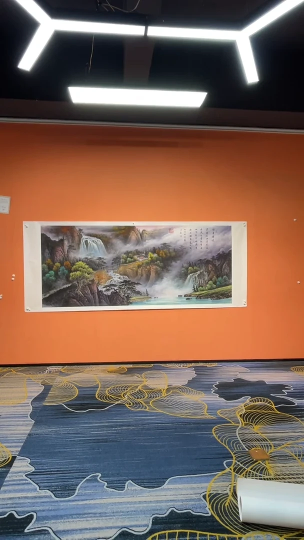 国画张巨富 大八尺山水