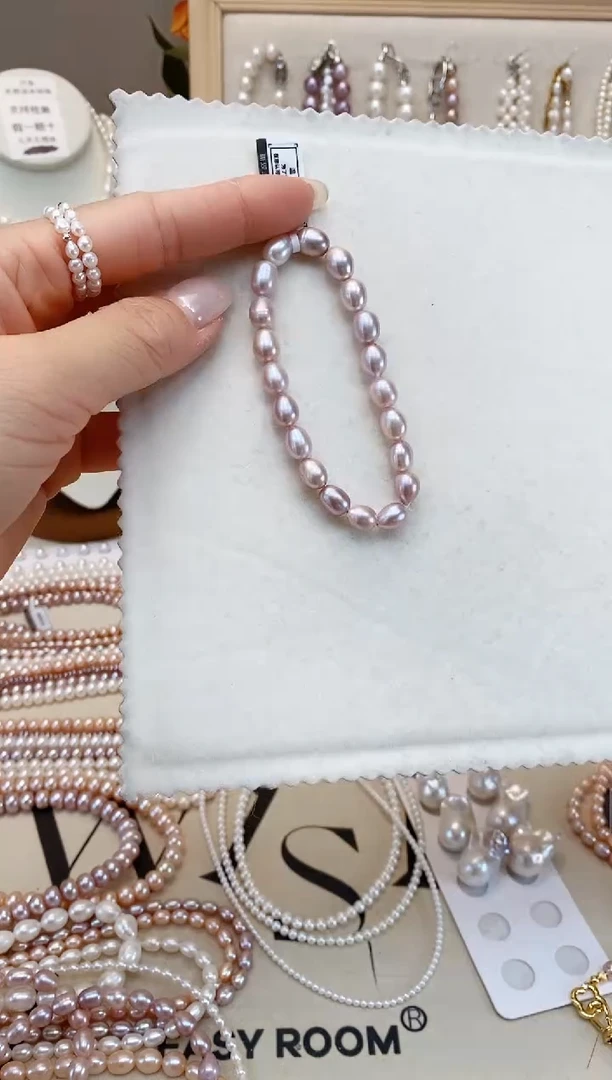 【闪购商品】淡水珍珠项链未镶嵌胖米手串 瑕疵清货