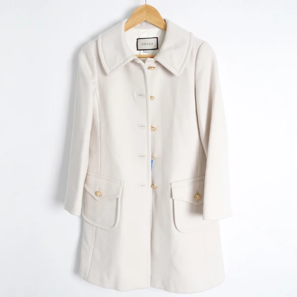 95新 GUCCI/古驰 羊毛/SC0358/大衣/36码