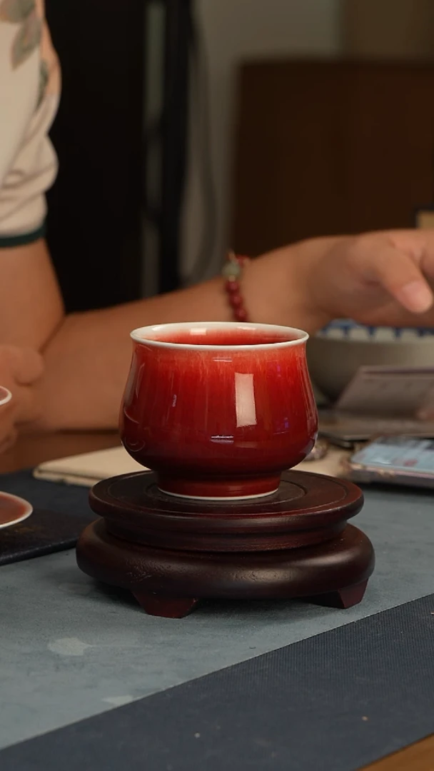 杯子徐建国郎窑红