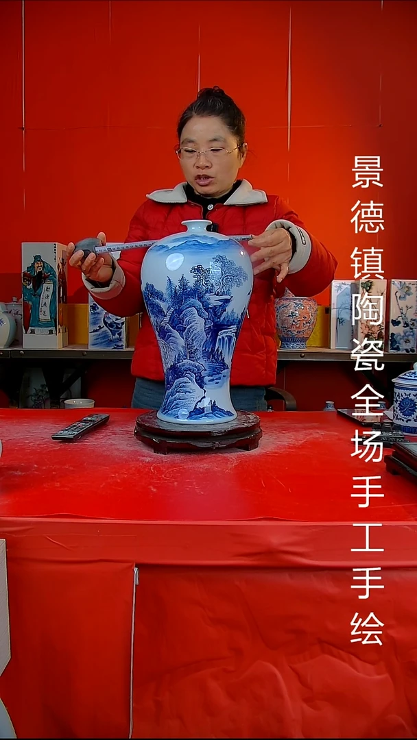 摆件陶瓷景德镇陶瓷 全场手工手绘