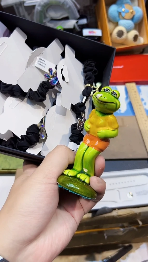 瓷片法式水钻发圈六件套礼盒装..