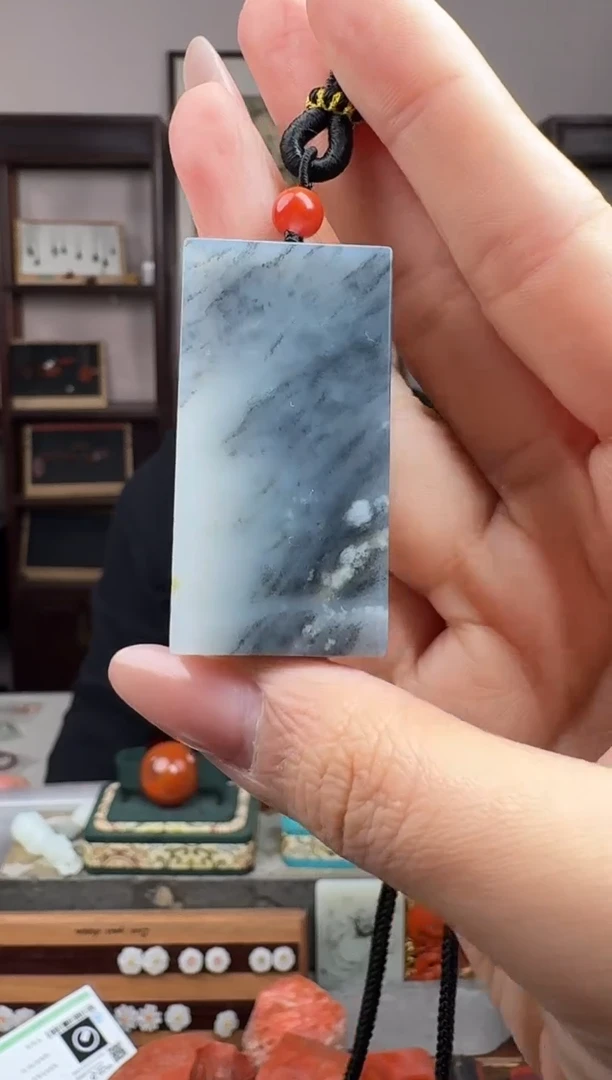 未镶嵌和田玉挂件p1179-棉点