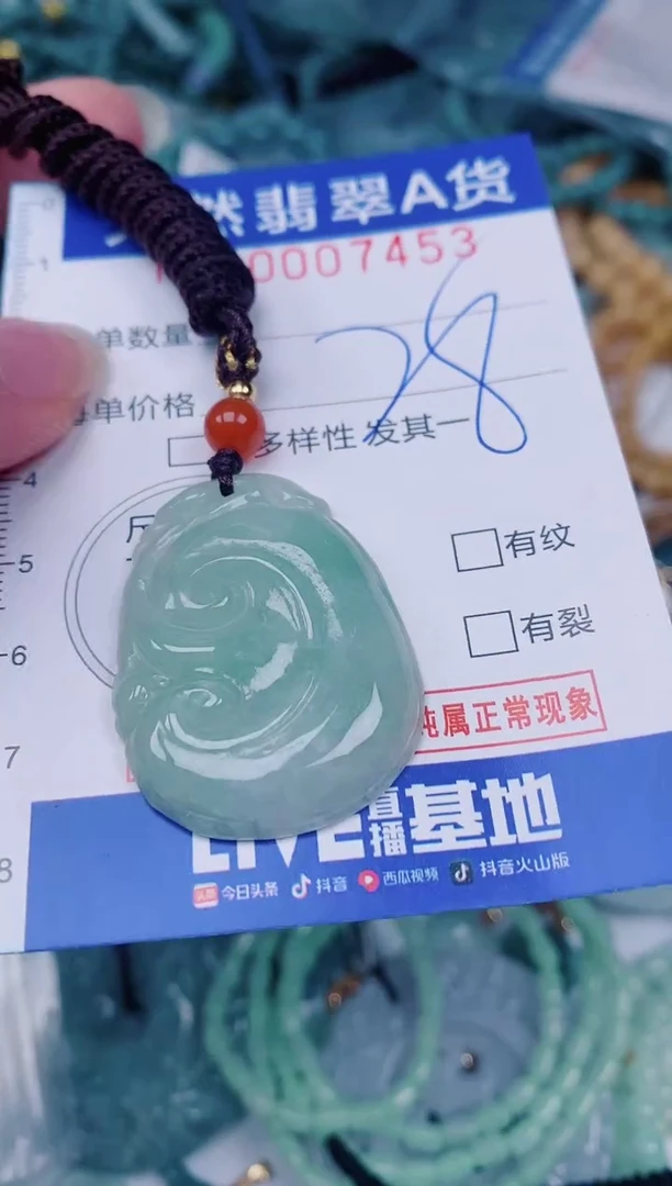 颈饰未镶嵌翡翠00007453