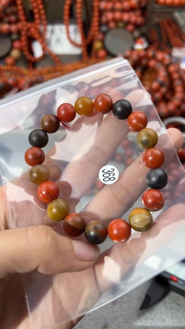 南红玛瑙未镶嵌手串10