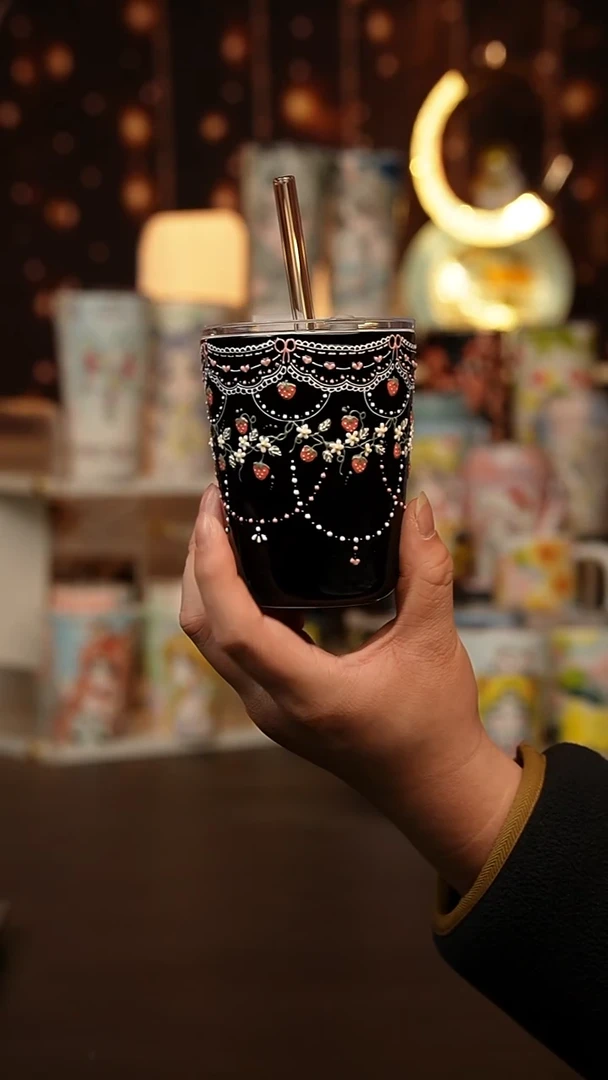 (玉泥）景德镇手工手绘文创陶瓷杯