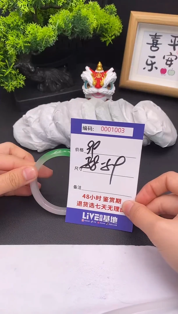 未镶嵌手镯翡翠000103
