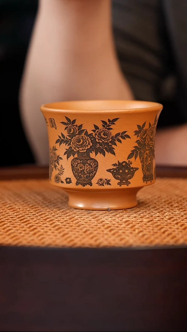 茶杯紫砂宜兴原矿全手工紫砂杯