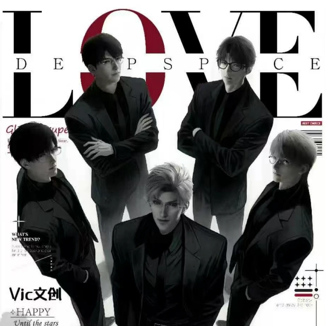 【与他】Vic文创高工艺亚克力水晶卡 恋与深空纪念盲盒代拆