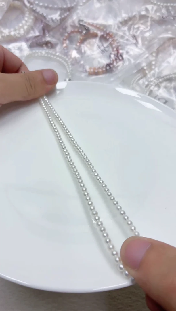 淡水珍珠未镶嵌项链A18
