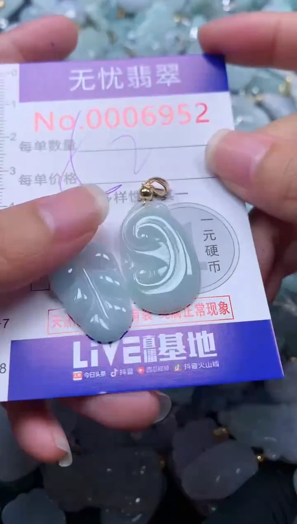 颈饰未镶嵌翡翠6952