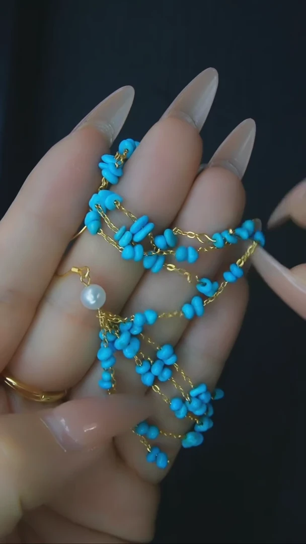 【闪购商品】绿松石耳环银S925镶嵌发货一件