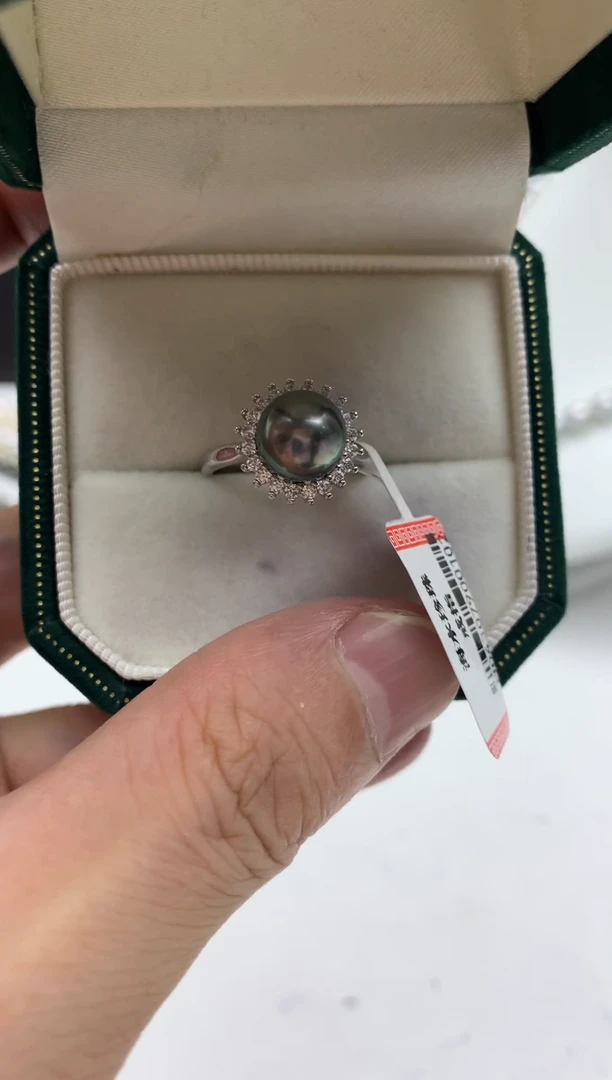 未镶嵌FF海水珍珠大溪地戒指h043