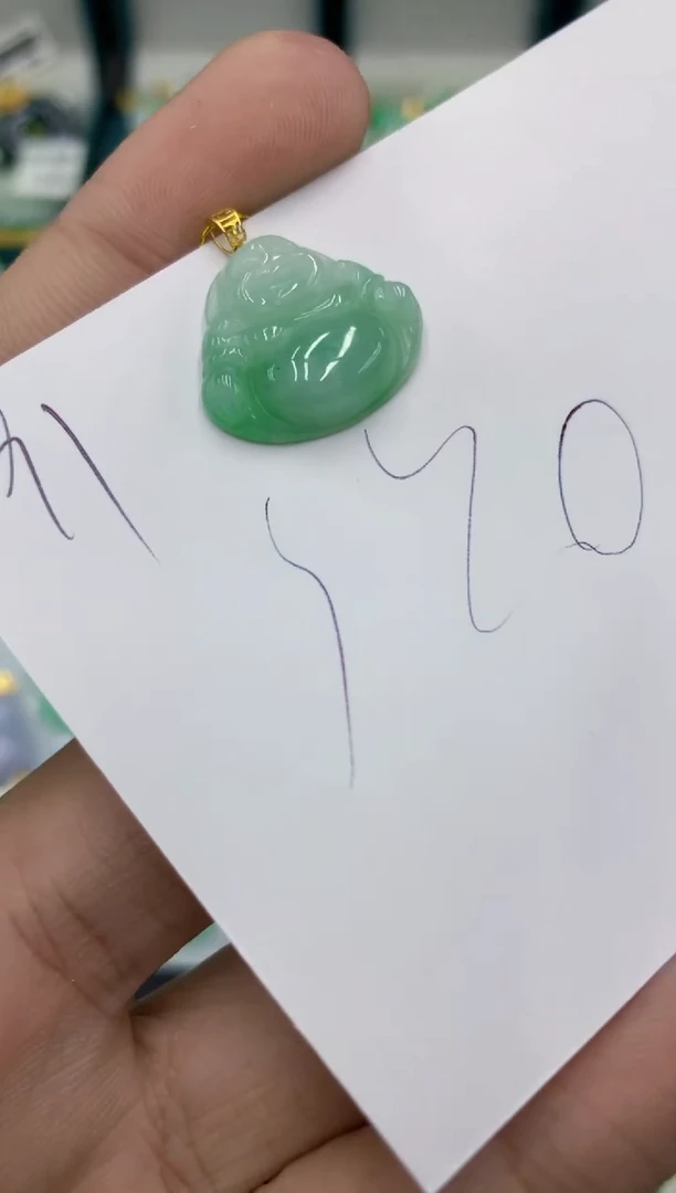 【闪购商品】翡翠颈饰18K金镶嵌号链接111111