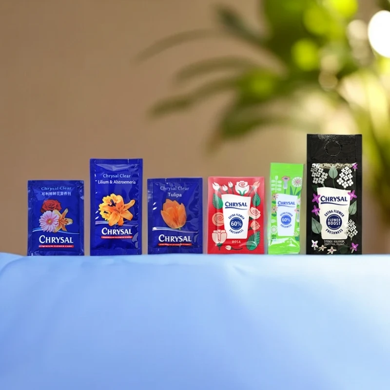 荷兰进口可利鲜CHRYSAL鲜花保鲜剂养花专业花开品质营养小袋适用