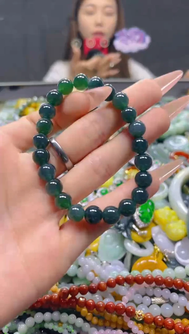 颈饰未镶嵌翡翠8MM