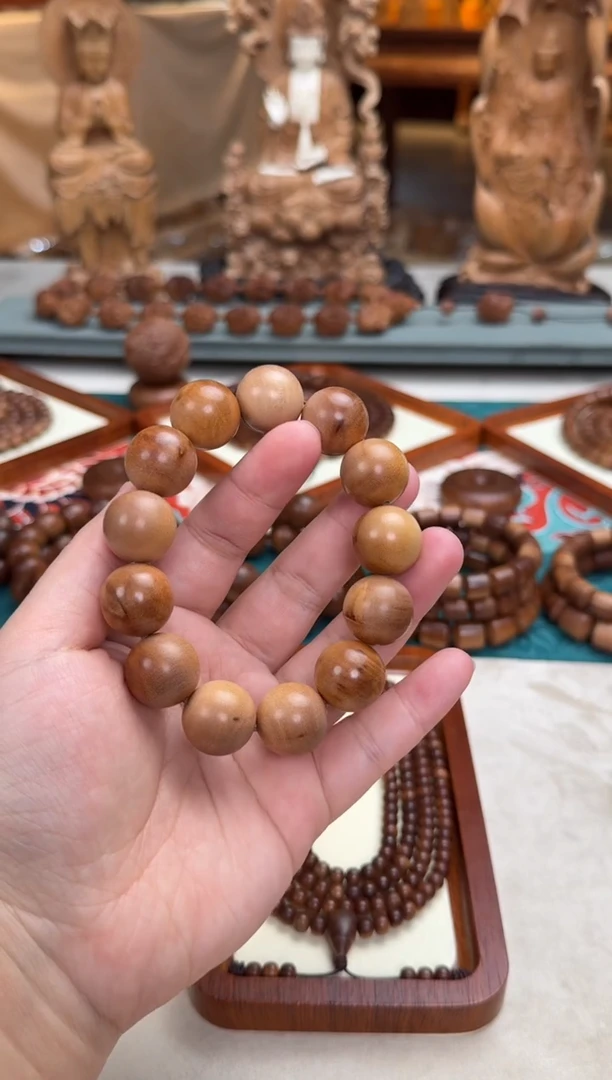 檀香木手串/手链特价清仓1.8树头单圈 印度老山檀香