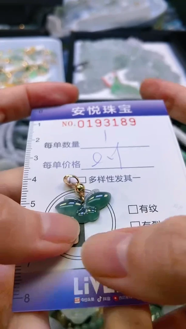 翡翠未镶嵌颈饰闪购0193189
