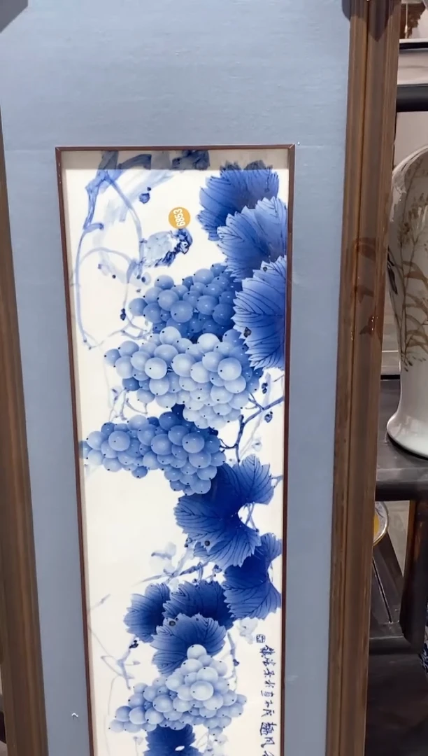 吴义松陶瓷联盟手绘陶瓷编码：6853