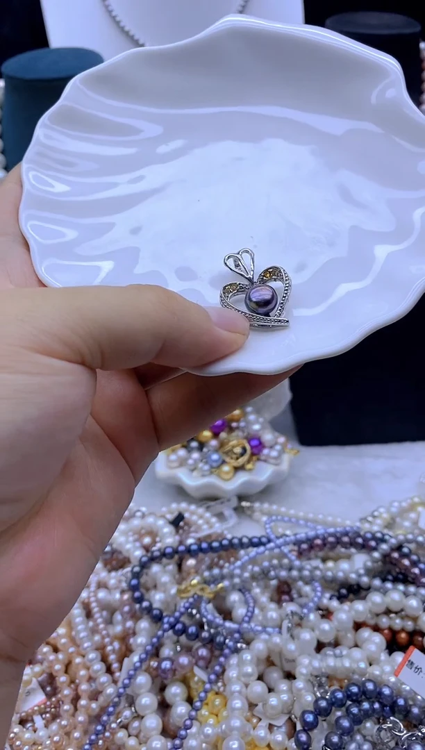 淡水珍珠未镶嵌吊坠(不含链)珍珠吊坠