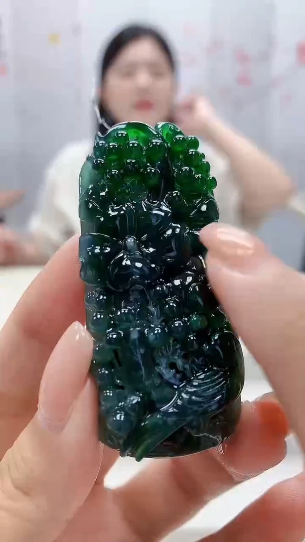 定制翡翠未镶嵌0405xx-毛货挂件16