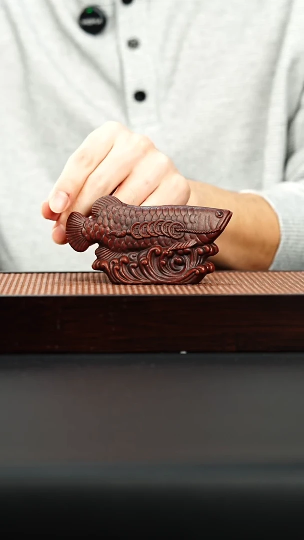 茶壶紫砂茶宠 金龙鱼