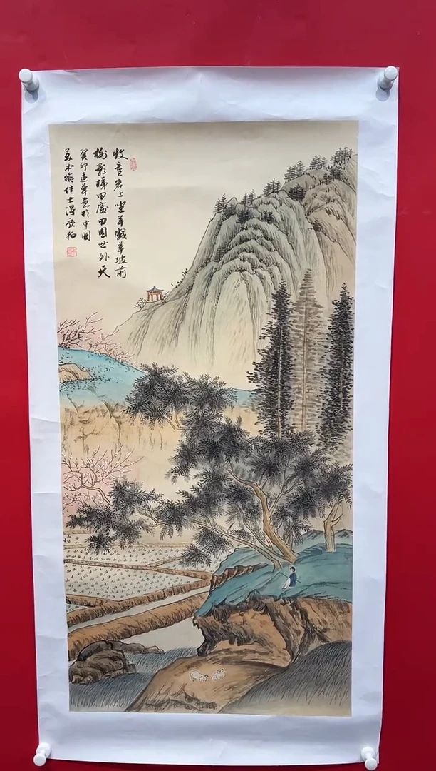 国画画家陆远华纯手绘原作