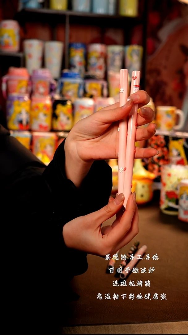 景德镇陶瓷手绘杯杯一个（图案备注）