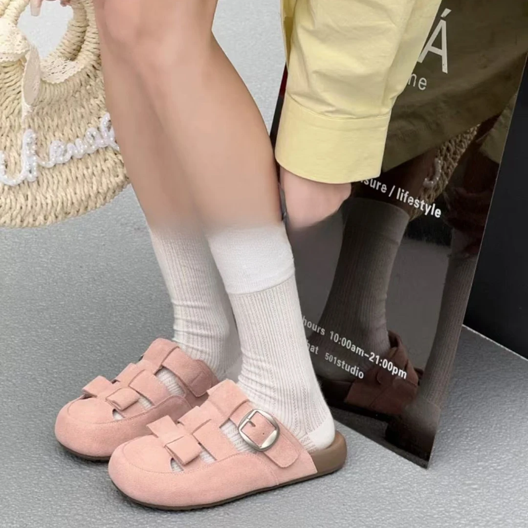 厚底包头拖鞋女2025春夏新款外穿一脚蹬懒人鞋拖鞋女1168