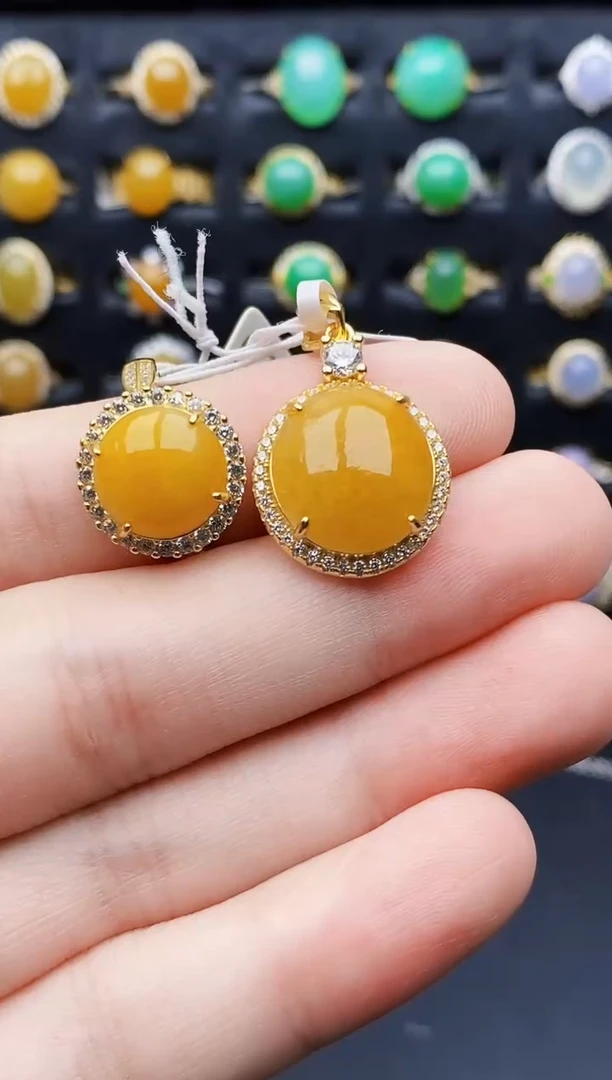 银S925镶嵌戒指翡翠2126