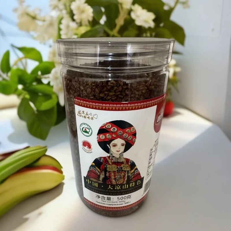 大凉山黑苦荞茶4罐